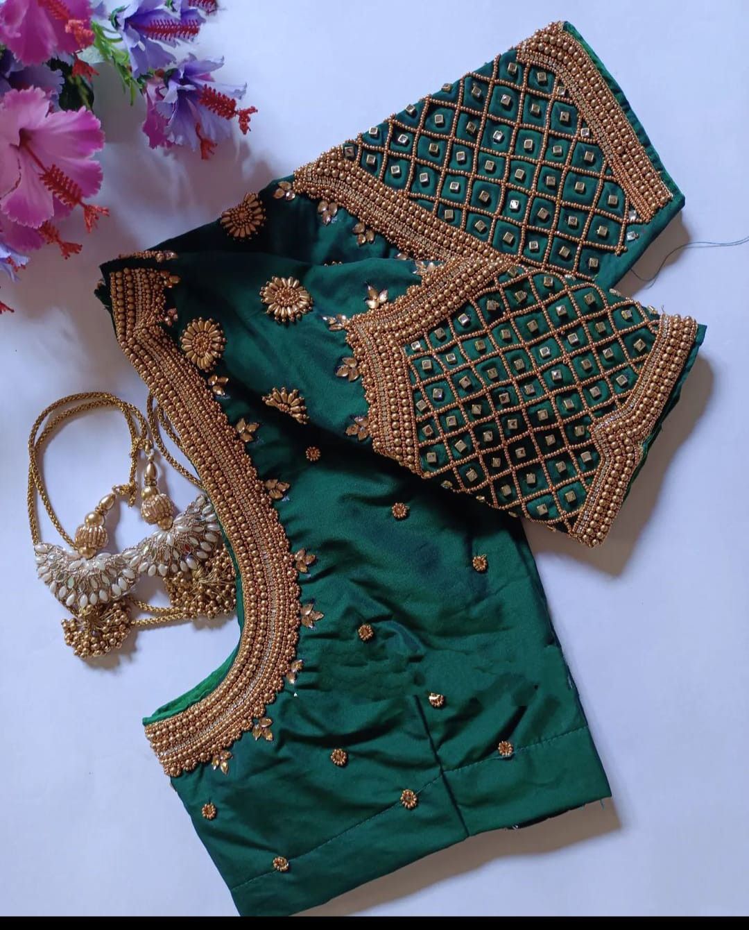 I Love Designer Blouse For You Semi Stiched Free size