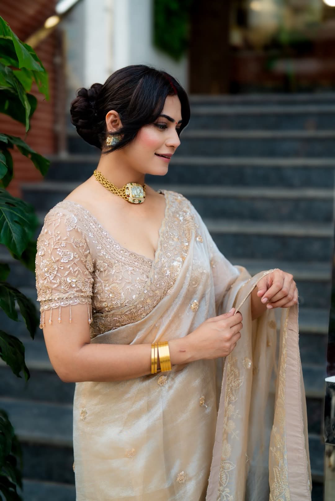 Awesome Kritika Newly Launch Saree With Work